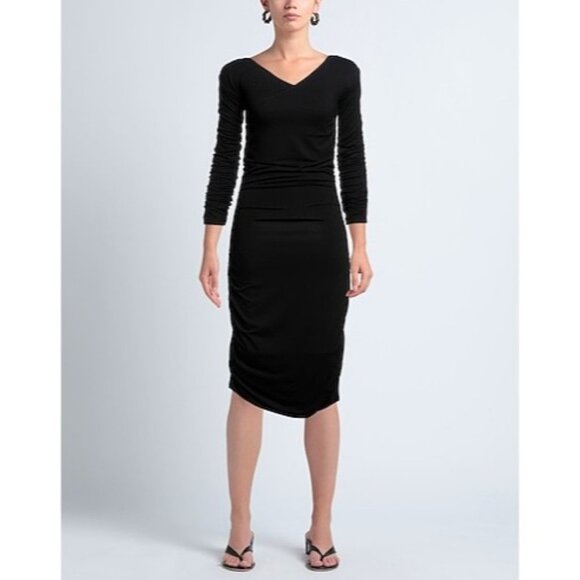 BAUM UND PFERDGARTEN Black Midi dresses Size S - Picture 3 of 10